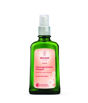 Weleda Schwangerschafts-Pflegeöl.