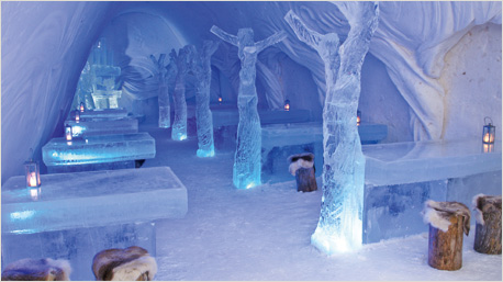 …ein Schneeschloß in Finnland...