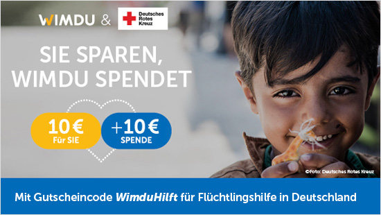Zur Zeit unterstützt Wimdu mit der Aktion „WimduHilft“ das Deutsche Rote Kreuz – und bietet Reisenden gleichzeitig die Chance, bei der Buchung Geld zu sparen.