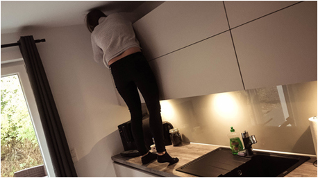 ... die Lautsprecher eingerichtet...