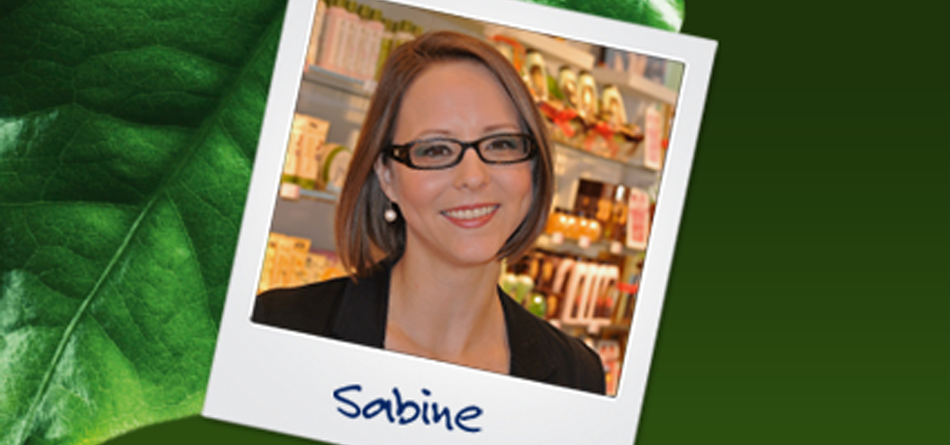 Unsere Ansprechpartnerin bei Yves Rocher: Sabine.