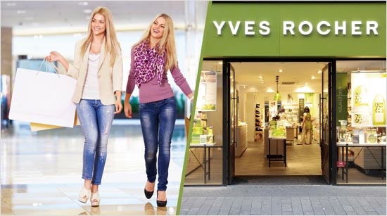 … Yves Rocher in einem Fachgeschäft entdecken und ihre Eindrücke zur Atmosphäre, dem Sortiment und der Beratung vor Ort an die Marke weitergeben.