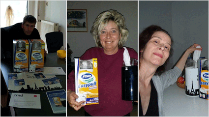 Checkt jetzt den Versandstatus Eures Pakets und macht Fotos vom Auspacken des Easypull.