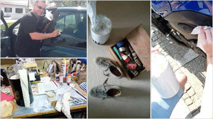 Zewa WW Easypull Verwendung von Frauen und Männern.