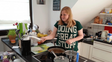 Easypull in der Küche.