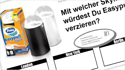 Stimmzettel Easypull Skyline Check