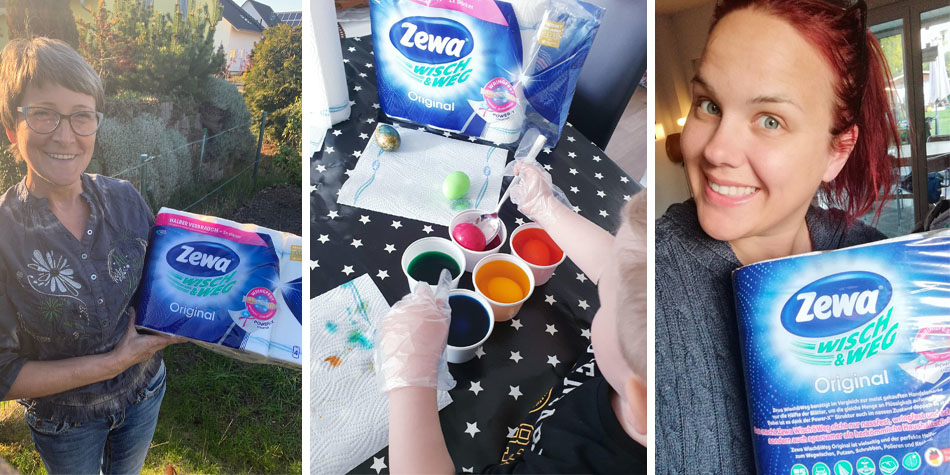 Volle Wischkraft voraus mit Zewa Wisch&Weg!