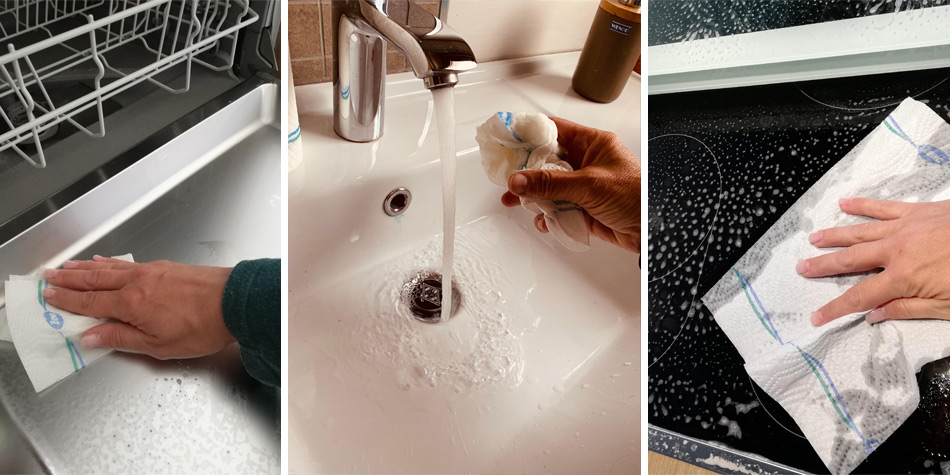 ... zum Putzen von Küche und Bad ...