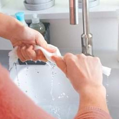 Die Power-X-Struktur macht die Blätter stark und widerstandsfähig, während die weichen Polster sehr gut aufsaugen.    