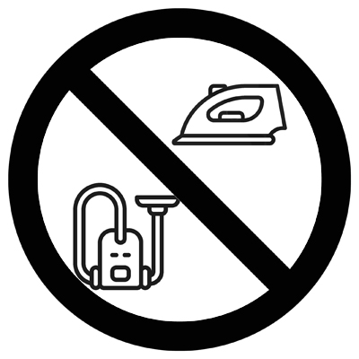 Zoflora ist nicht für die Verwendung in Elektrogeräten geeignet – z. B. in Bügeleisen, Dampfreinigern, Staubsaugern oder elektrischen Diffusern.