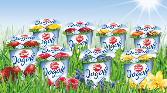 Zott Jogolé 1,2% Fett schmeckt dank neuer Rezeptur jetzt noch cremiger. Den leichten Fruchtjoghurt gibt es in acht leckeren Sorten – darunter ganz neu …