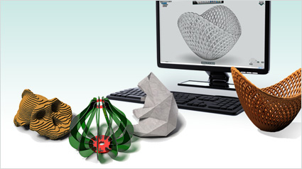 3D del ordenador al objeto