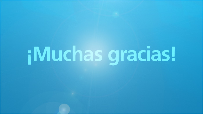 Muchas gracias