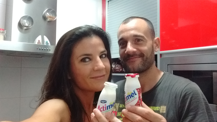 La trndiana soraya_estrada comparte los nuevos Actimel.