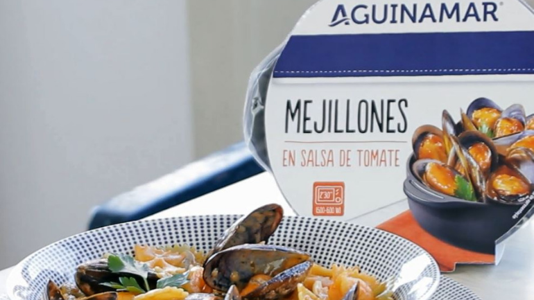 spaghetti a la marinera gracias a los mejillones en salsa de tomate