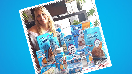 La trndiana Cecyayuste con sus nuevos productos Sannia