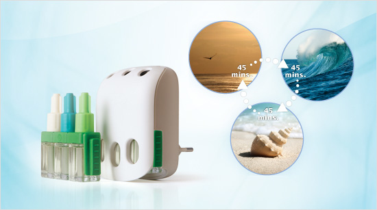 mientras que con Ambi Pur 3volution mantendremos nuestra casa perfumada todo el día, alternando tres aromas distintos. 