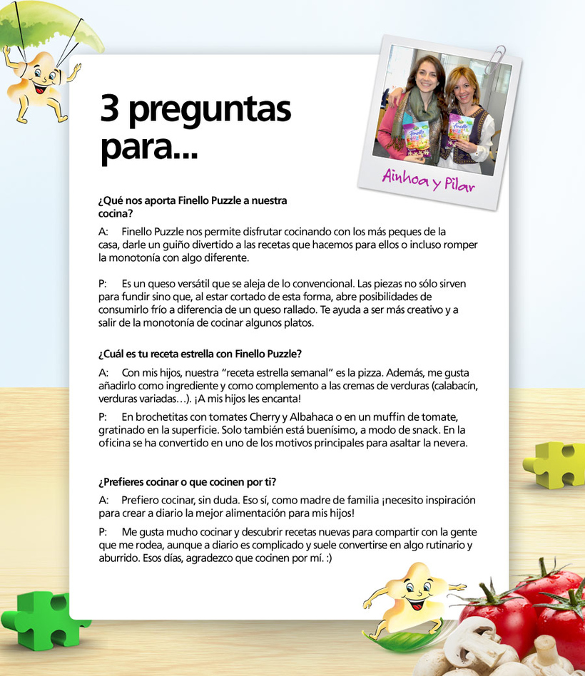 Entrevista Pilar y Ainhoa Finello