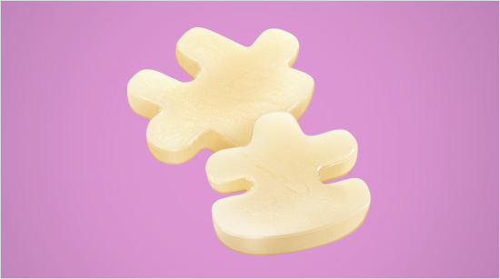 … con forma de divertidas piezas de puzzle, lo que la hace perfecta para cocinar con los más peques.