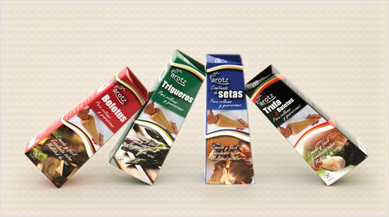 Arotz presenta 4 variedades de mangas para rellenos y guarniciones: Boletus, Combinado de setas, Trigueros y Trufa y boletus…