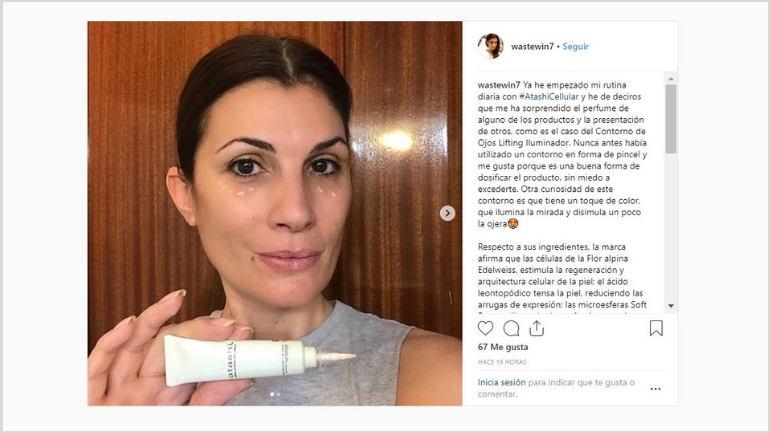 @wastewin7: "Nunca antes había utilizado un contorno en forma de pincel y me gusta porque es una buena forma de dosificar el producto, sin miedo a excederte. "