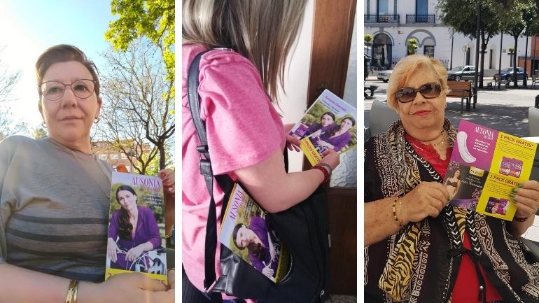 Repartiendo cupones y tarjetas