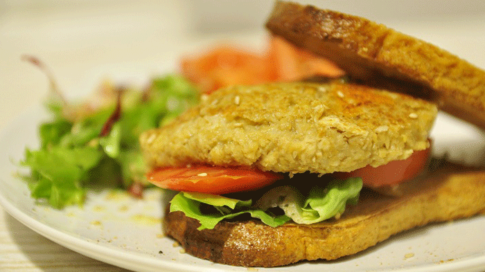 hamburguesas de champinones