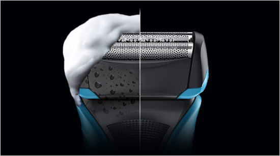 diseñada especialmente para realizar un afeitado tanto en seco y mojado, como con espuma.