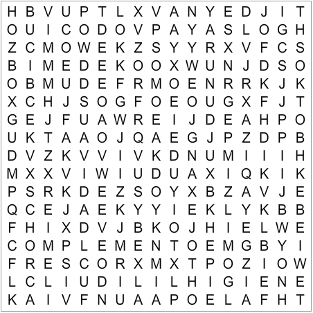 Sopa de letras con Colhogar