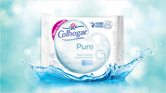 … Colhogar Pure, que aporta una sensación de higiene y cuida incluso las pieles sensibles gracias a su loción ultra suave…