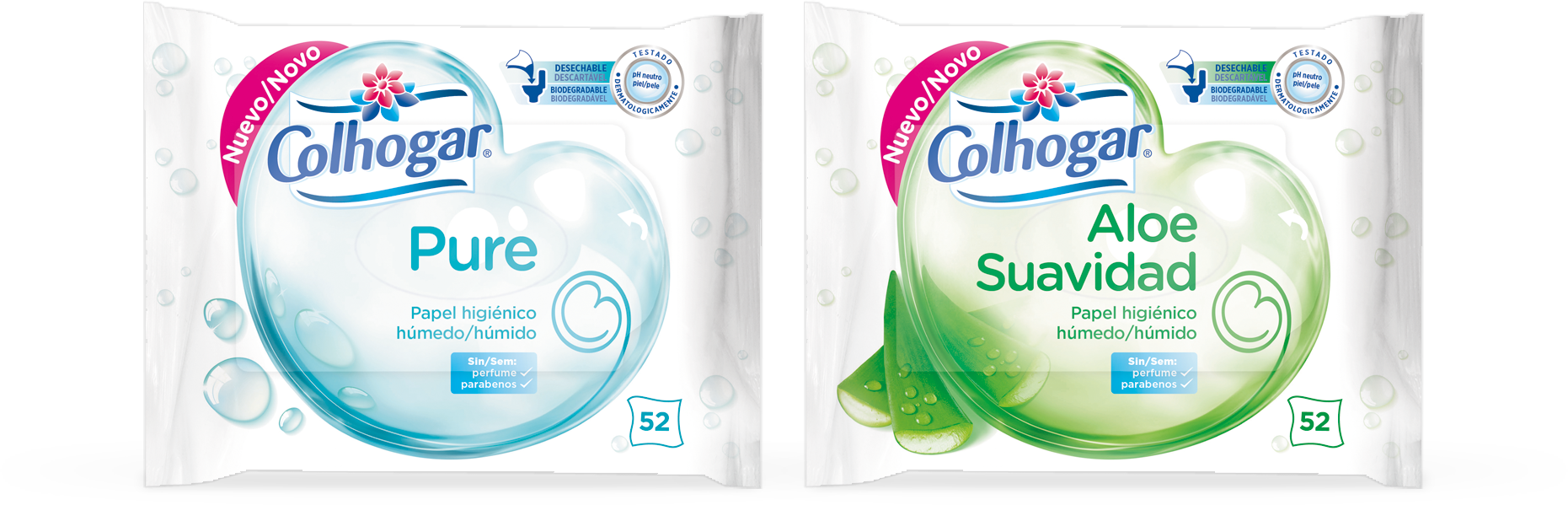 El papel higiénico húmedo de Colhogar