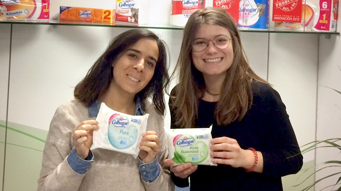 Teresa y Aina del equipo de Colhogar