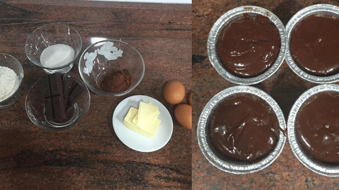 Coulant de chocolate