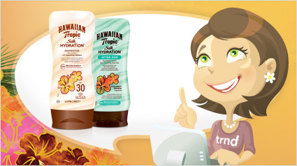 Enviamos informes de conversaciones sobre Hawaiian Tropic