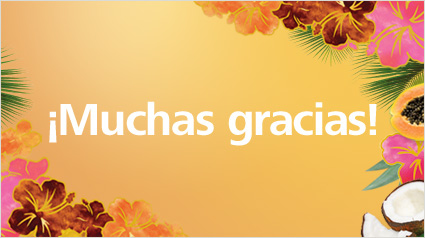 Muchas gracias por las últimas semanas junto a Hawaiian Tropic ;)