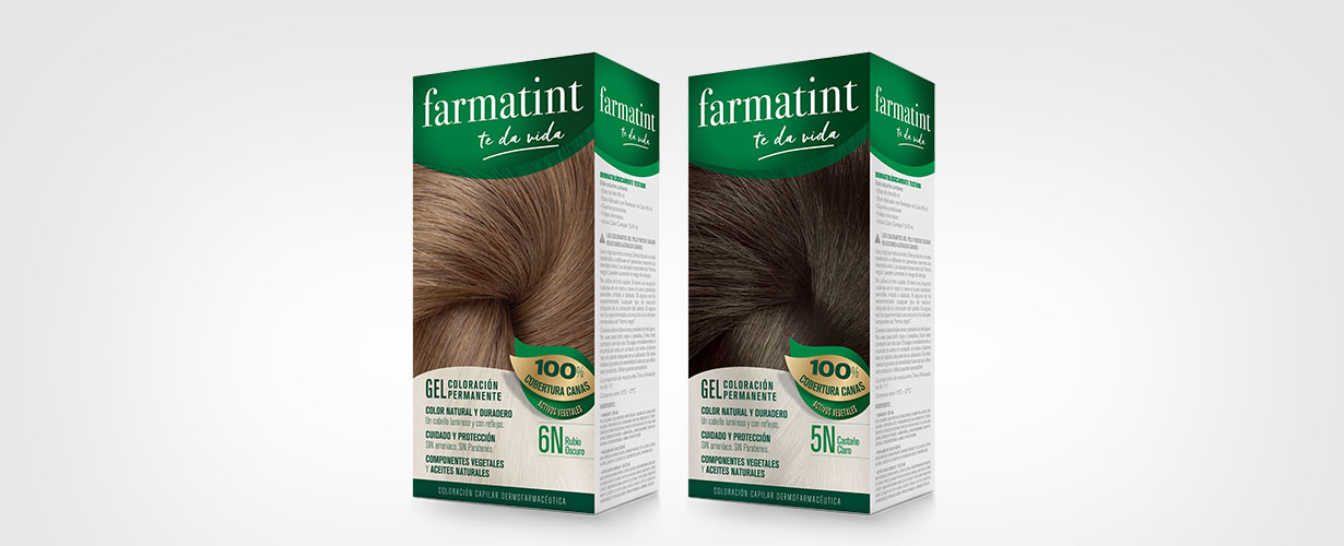 Farmatint nos invita a probar su formato en gel para cubrir el 100 % de las canas…