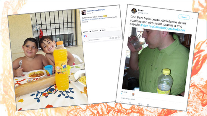 Font Vella Levité en las Redes Sociales