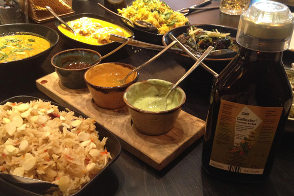 Silamar con su comida y Gallexier