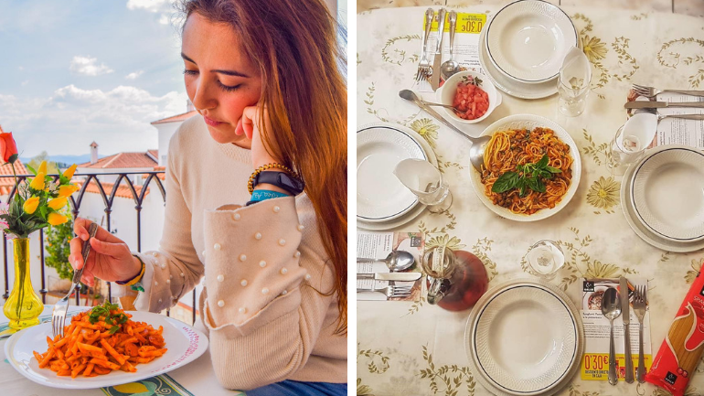 LolaMGR y Juditmylife disfrutan y comparten Pastas Gallo.