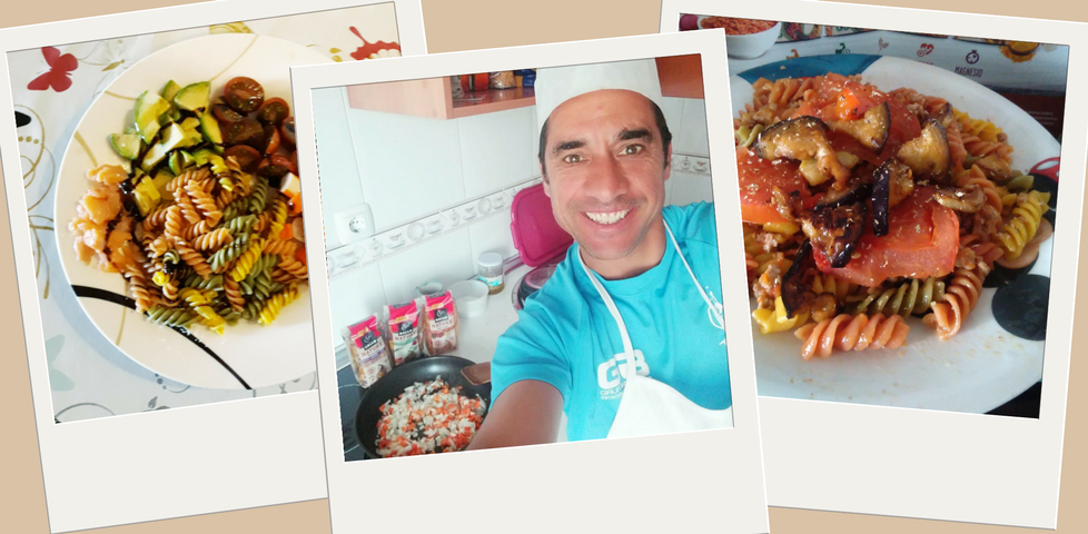 Los platos a todo color de los trndianos Anaylucia, Bodegas y sgsj.