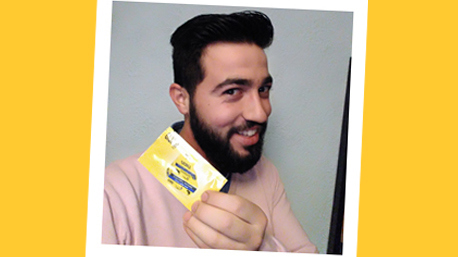 El trndiano Sergiolmos luciendo con su tupé