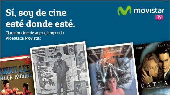  Go de Movistar TV también incluye la Videoteca de Movistar TV, horas y horas de nuestras películas favoritas en tarifa plana y a la carta.