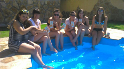 damos a conocer silk hydration en la piscina