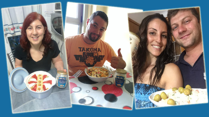 Los trndianos Luzylasanlas, parrich y laurita2304 con Heinz Realmente Deliciosa