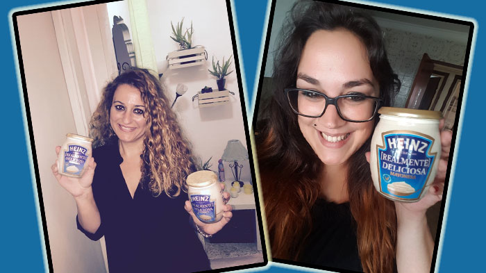 La trndianas Belibic y Tapirm22 con su Heinz Realmente Deliciosa