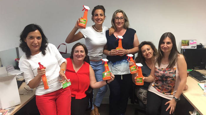 Compartiendo el quitagrasas Hércules de Cristasol con nuestro entorno