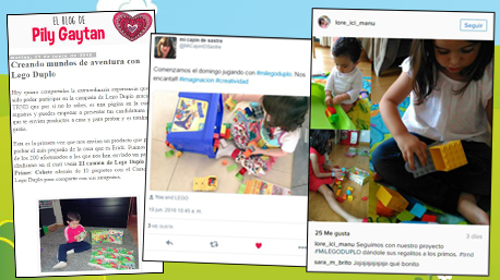 ¡Qué divertido es compartir nuestros momentos con el hashtag #MiLEGODUPLO!