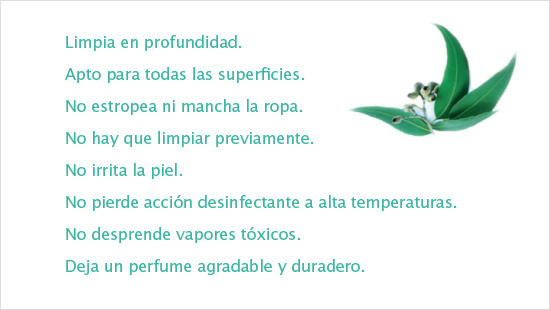 … Sanytol desinfecta al mismo nivel que la lejía, pero sin los inconvenientes de ésta.