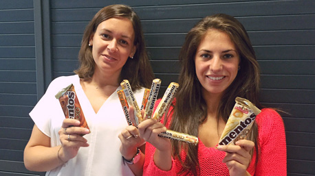 Somos Ana y Adriana del equipo de Mentos Choco