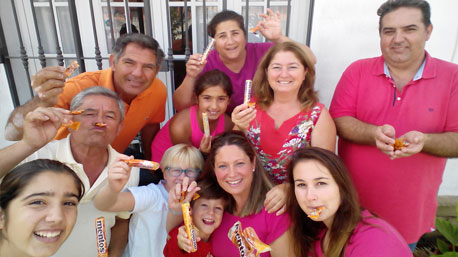 Reuniones familares multitudinarias